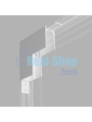 Slim Magnetic Коннектор угловой внутренний для накладного шинопровода белый 85091/11