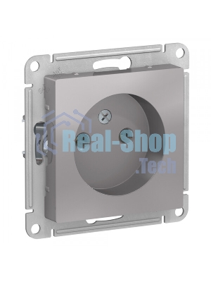 Механизм розетки 1-м СП AtlasDesign без заземл. 16А алюм. SchE ATN000341