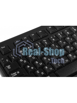 Клавиатура проводная Logitech K120 for business, USB черный (неоригинальная гравировка)
