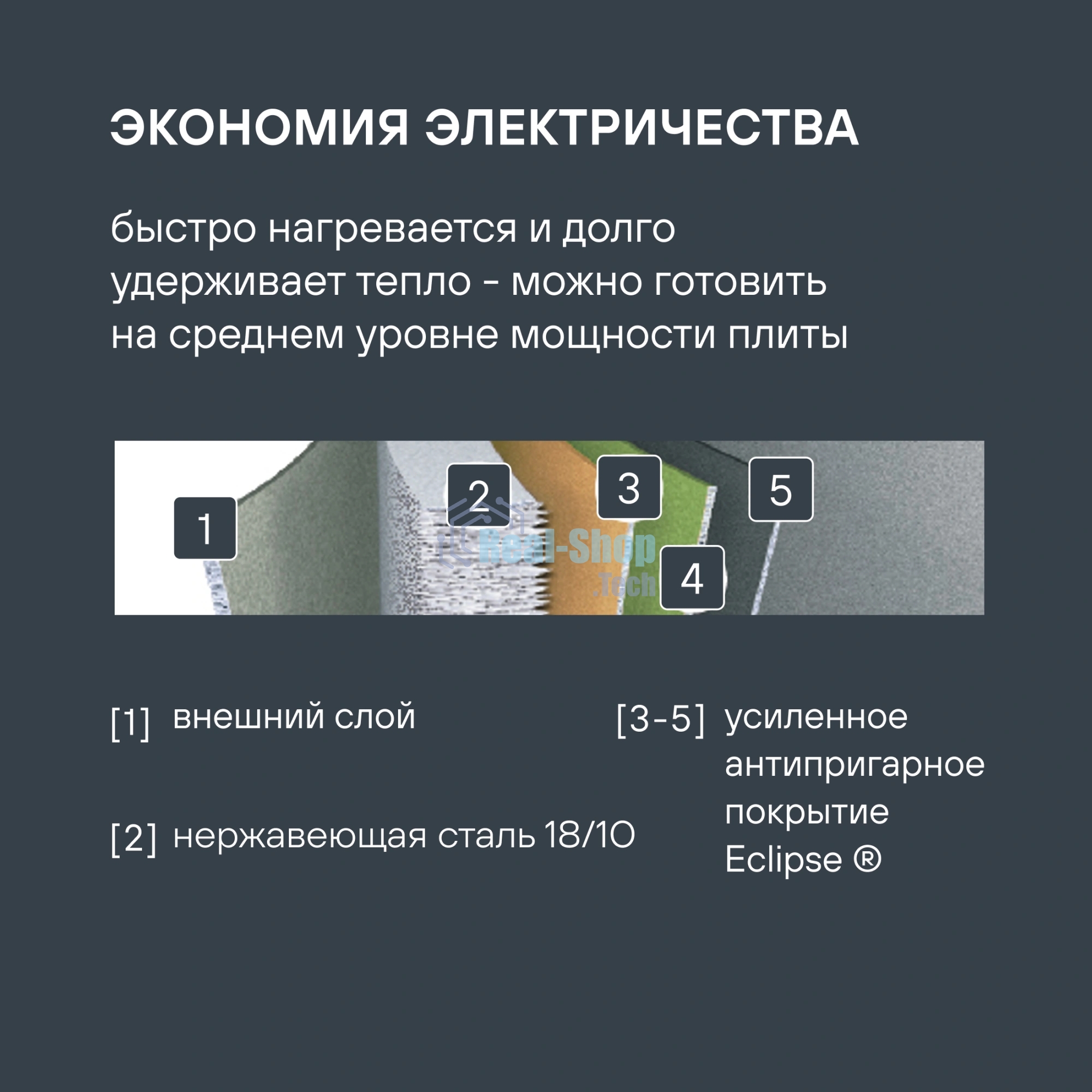 Сковорода Rondell Prime RDS-1677, 26 см, без крышки, стальной