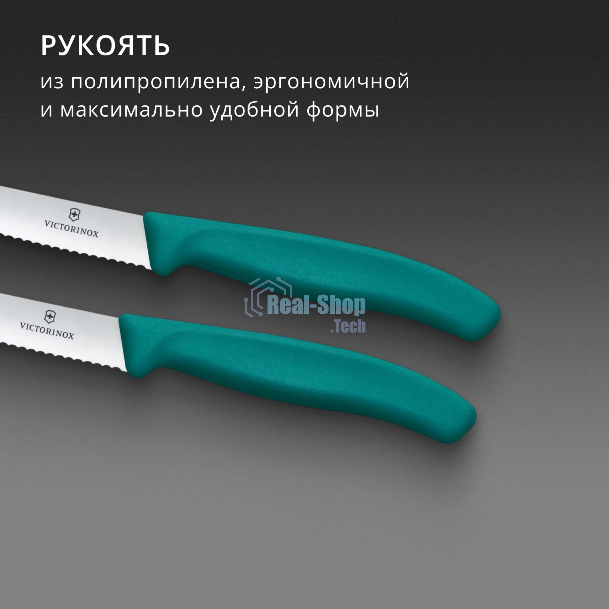 Набор ножей Victorinox Swiss Classic 6.7834.2C1 для овощей компл.: 2предм. зеленый европодвес