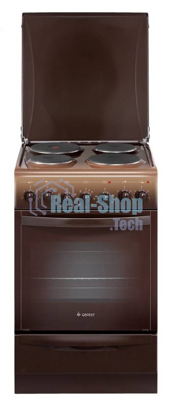 Плита электрическая Gefest 5140-02 0038 коричневый, конфорок 4 электрических, духовка 55 л, 50 см x 85 см x 58.5 см