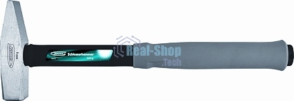 Молоток слесарный Gross 10279 1000г, квадратный боек, фиберглассовая обрезиненная рукоятка