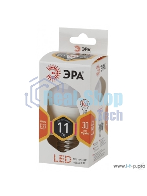 Лампа светодиодная ЭРА LED smd P45-11w-827-E27