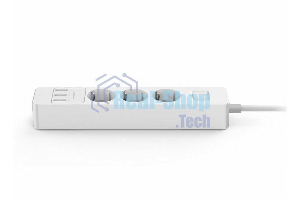 Удлинитель с USB зарядкой Harper UCH-330 White