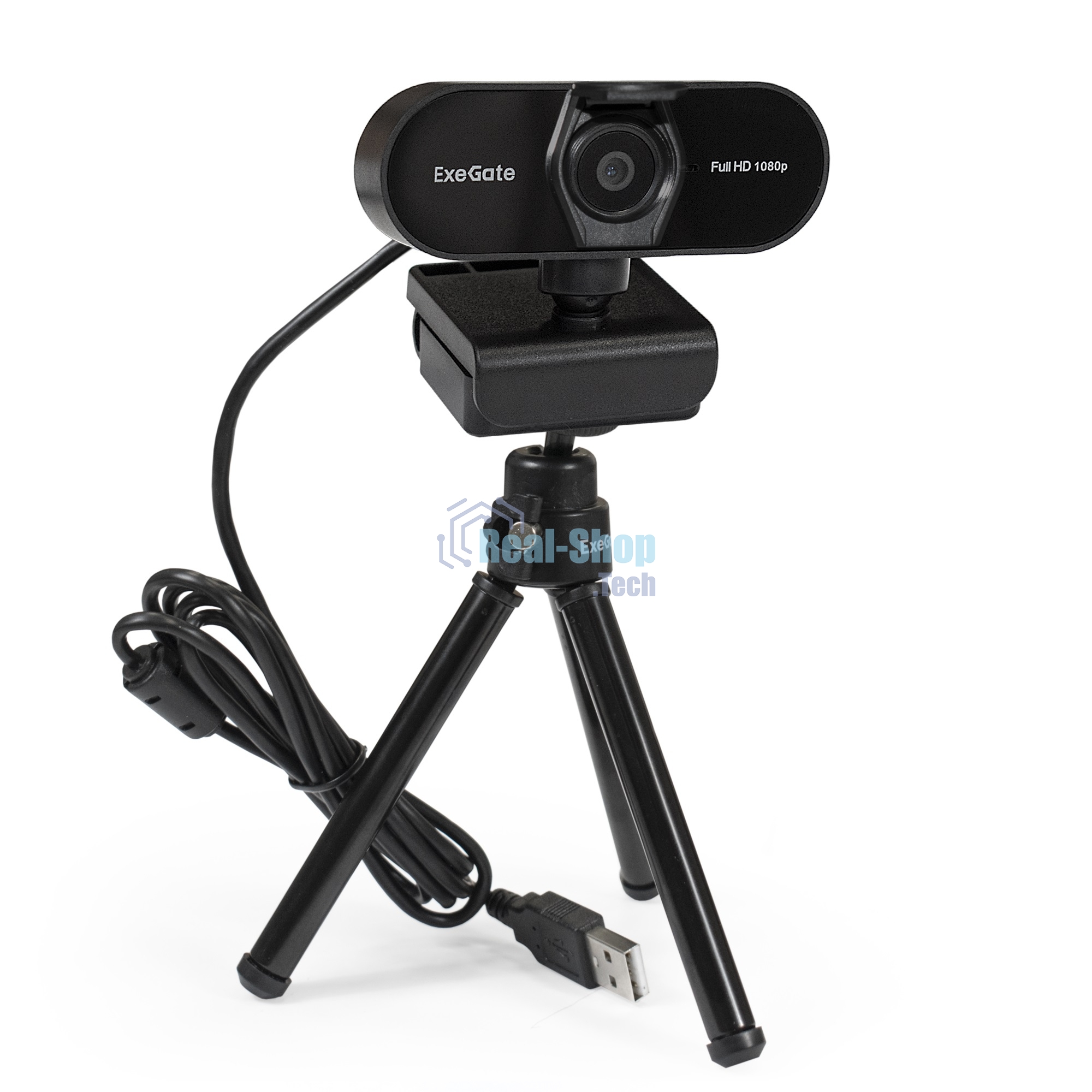 Веб-камера ExeGate EX287379RUS Stream C925 FullHD T-Tripod (матрица 1/3