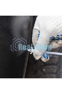 Хомут-стяжкa нейлоновая с крепежным пистоном Rexant 100x2,5 мм, ø2,4 мм, белая, упаковка 100 шт.