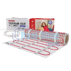 Теплый пол (нагревательный мат) Rexant Classic RNX-15,0-2250 (площадь 15,0 м2 (0,5 х 30,0 м)), 2250 Вт, двухжильный с экраном