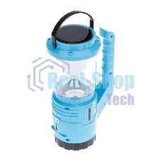 Фонарь Rexant туристический/поисковый/кемпинговый с Powerbank, аккумулятор, головной + боковой свет, солнечная батарея. Индикатор зарядки