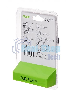 Мышь проводная Acer OMW020 черный, 1600 dpi, USB, кнопки - 4