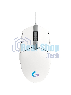 Мышь проводная Logitech G102 LIGHTSYNC белый, 8000 dpi, USB, кнопки - 6