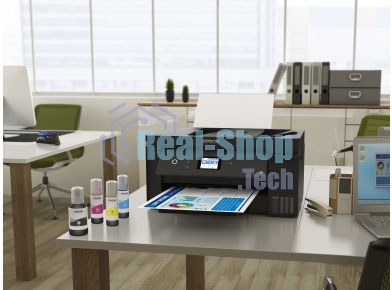 МФУ струйное Epson L14150, (C11CH96404/C11CH96505/C11CH96403/C11CH96502/C11CH96507), A3, цветной, печ. 38 стр/мин (ч/б) 24 стр/мин (цв.), 1200 x 4800 dpi (печать) 1200x2400dpi (скан.), USB, RJ-45, Wi-Fi