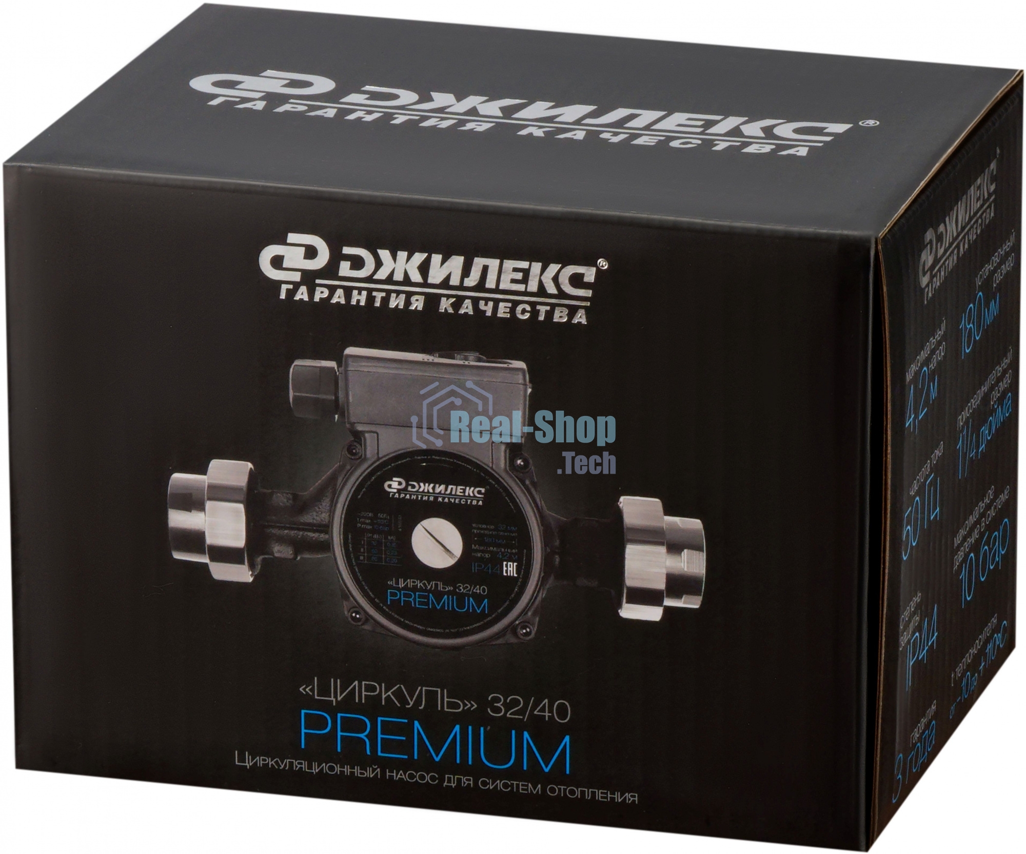 Насос циркуляционный Джилекс Циркуль 32/40 PREMIUM 65Вт 3300л/час (3241)