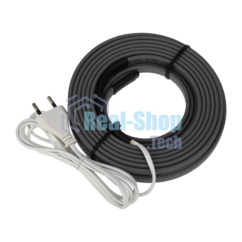 Кабель греющий саморегулирующийся 10 ККНС 2ЛПп-ЭЛ 65/85, в трубу, 8м/80Вт PROconnect