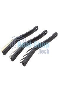 Набор щеток Matrix, 3 шт., металлические с пластмассовой ручкой, большие