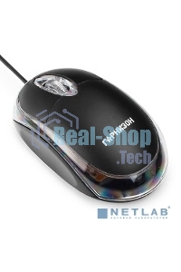 Мышь проводная Гарнизон GM-100 черный, 1000 dpi, USB, кнопки - 3