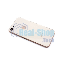 Задняя крышка (корпус) в сборе с рамкой для Apple iPhone 8 розовый (Rose Gold)