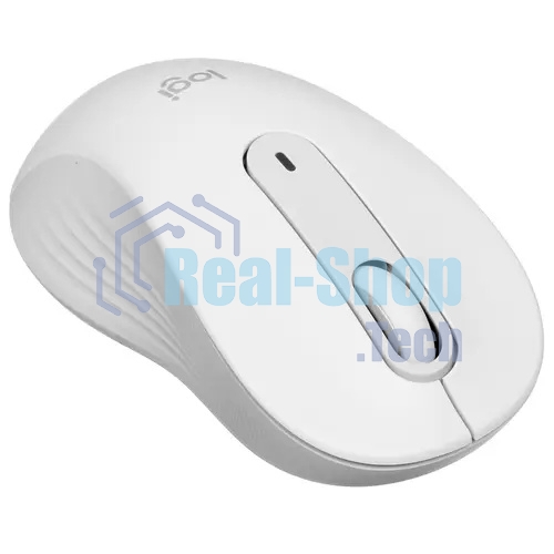 Мышь беспроводная Logitech Signature M650 белый, 4000 dpi, радиоканал, Bluetooth, USB, кнопки - 5
