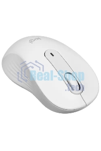Мышь беспроводная Logitech Signature M650 белый, 4000 dpi, радиоканал, Bluetooth, USB, кнопки - 5