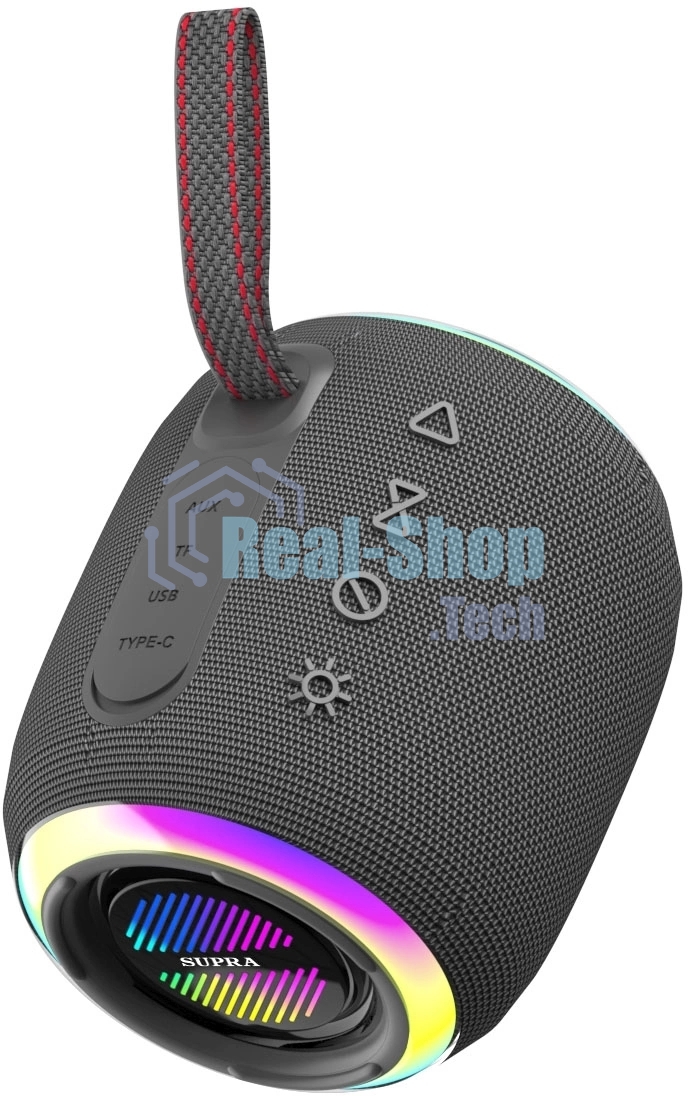 Аудиомагнитола SUPRA BTS-515 черный 20Вт MP3 FM(dig) USB BT microSD