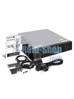 Источник бесперебойного питания On-line ExeGate PowerExpert ULS-3000.LCD.AVR.6C13.USB.RS232.SNMP.BC.2U 3000VA/3000W, On-Line, PF=1, LCD, 6*C13, RS232, USB, SNMP-slot, встроенные батареи 12V 7.2Ah - 6шт, батарейный коннектор, подключение до 4 внешних батарейных блоков 72В, Rackmount 2U/Tower, металлический корпус, черный