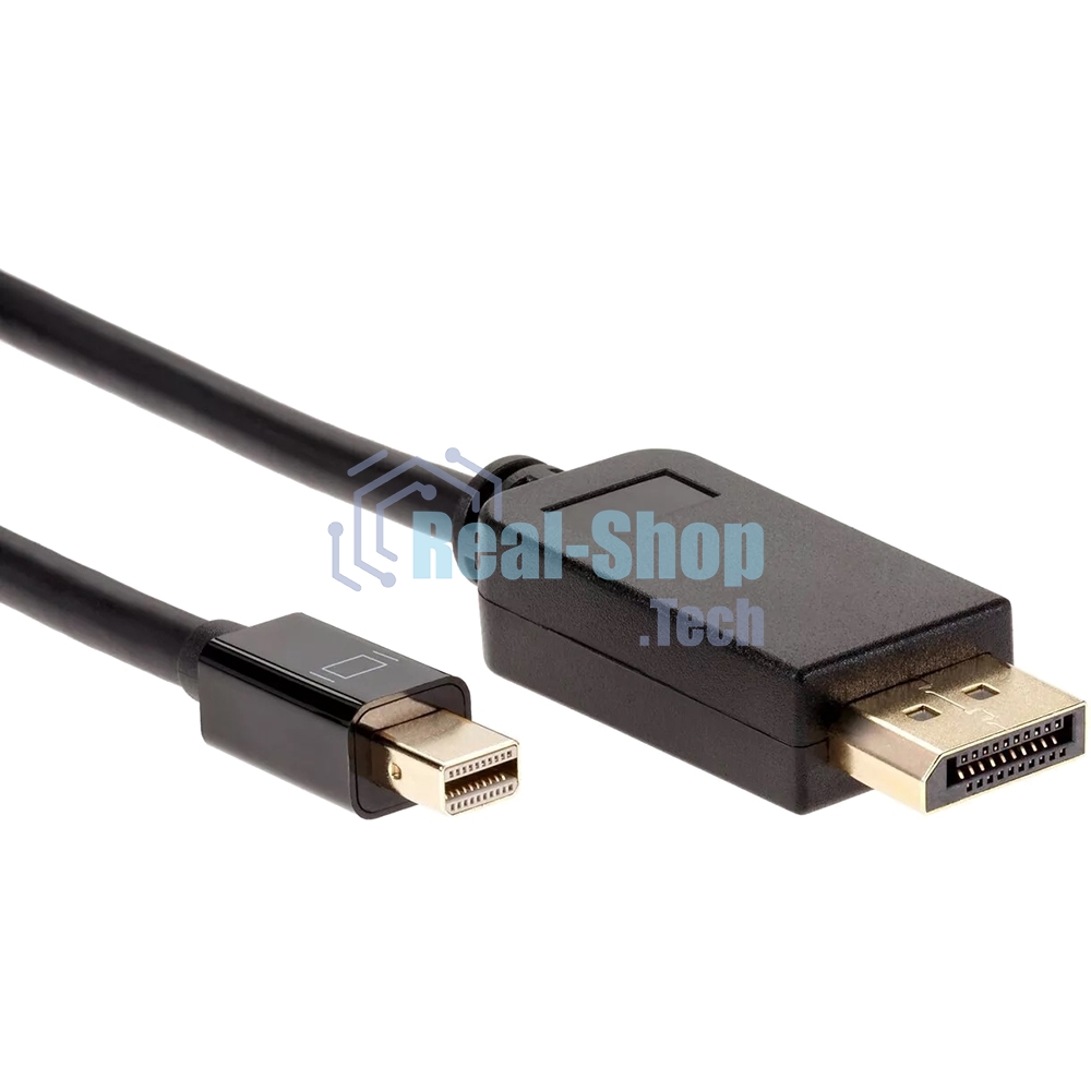 Кабель-переходник Mini DisplayPort M -> DisplayPort M 4K*60 Hz 1,8 м VCOM CG682-1.8M