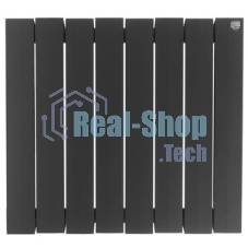 Радиатор биметаллический Royal Thermo PianoForte 300 черный VR80 - 8 секц.