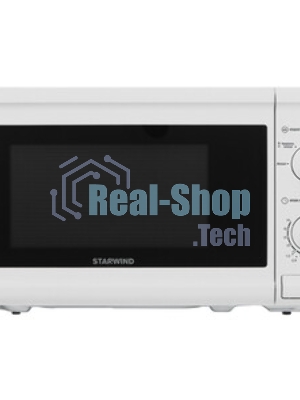 Микроволновая печь Starwind SWM5920 белый, 20 л, 700 Вт, переключатели - поворотный механизм