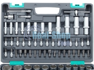 Набор инструментов Stels 14106 1/2'' 1/4'' CrV пластиковый кейс  94 предм.