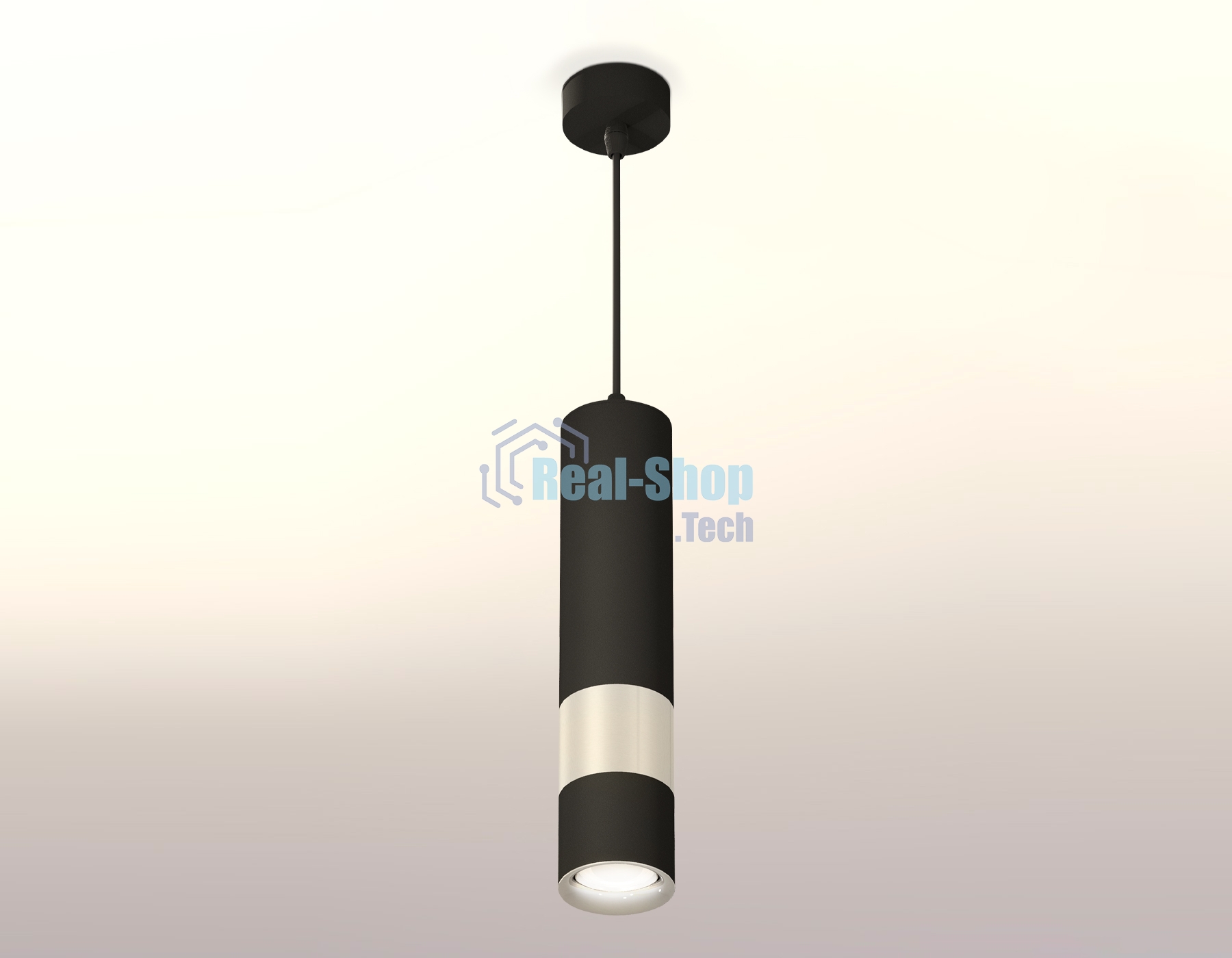 Светильник Ambrella Light XP7402090 SBK/PSL черный песок/серебро полированное MR16 GU5.3