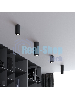 25044/LED 10W 4000K чёрный / Светильник потолочный светодиодный