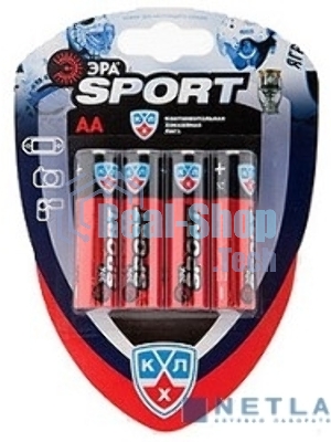Батарейка щелочная (алкалиновая) LR6-4BL (80/640/20480) (AA) | C0038450 | ЭРА