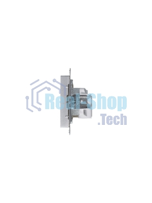 Механизм розетки 1-м СП AtlasDesign без заземл. 16А алюм. SchE ATN000341