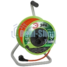 Удлинитель на катушке 4х50м с заземл. RP-4e-3x1.5-50m ПВС 3х1.5 Эра Б0056104