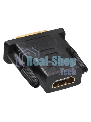 Адаптер Buro HDMI-19M(F)/DVI-D(M) с позол. конт.