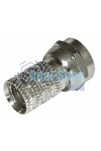 Разъем антенный на кабель Rexant, штекер F для кабеля RG-6 03-008C (100 шт.)