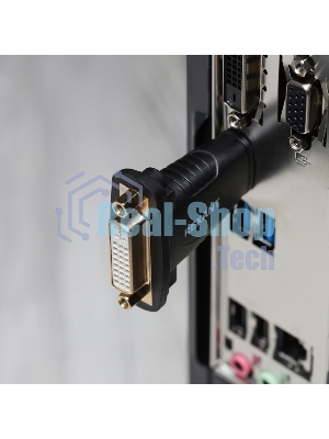 Переходник штекер Rexant HDMI - гнездо DVI-I