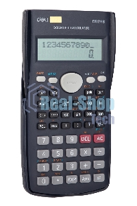 Калькулятор научный Deli ED82MS темно-синий 10+2-разр.