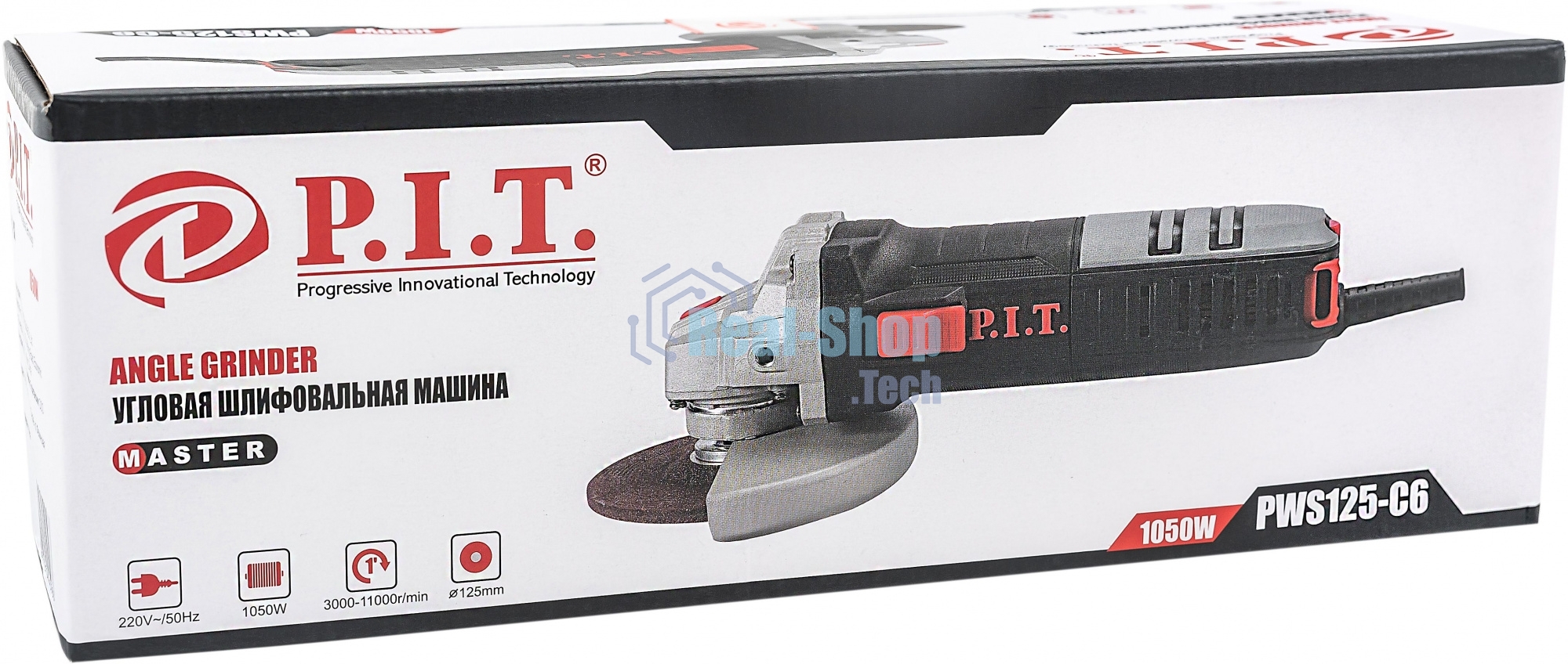 Угловая шлифовальная машина PWS125-C6 PIT