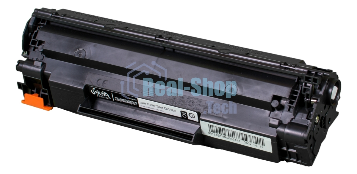 Картридж Sakura CE285A/CB435A/436A/725 для HP P1005/P1006/P1500/P1505/1522/M1120/M1120N/M1522N/M1522F/P1505N/P1102/P1102W/M1132, Canon LBP6000/6018/6020/6030/MF3010 черный, 2000 к.