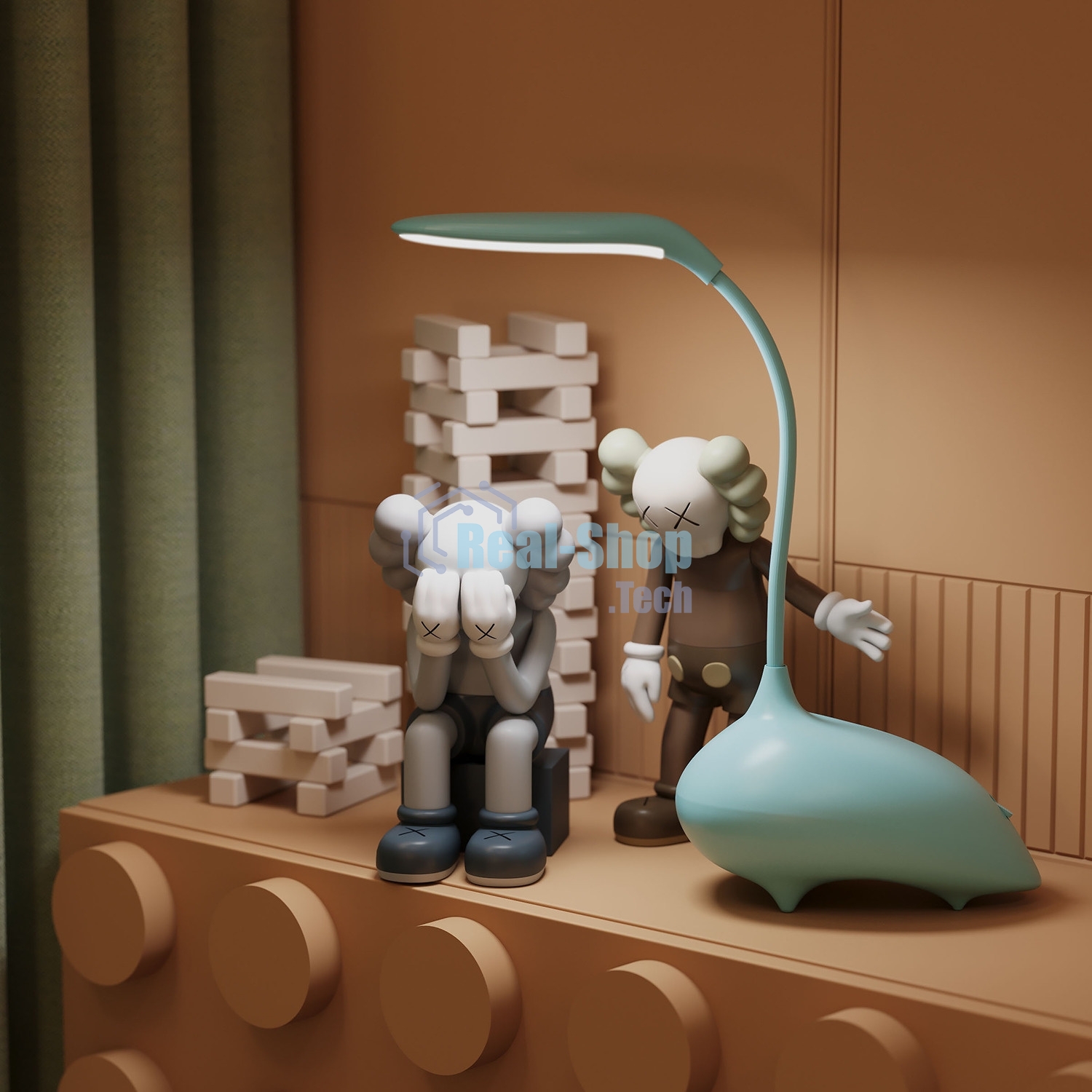 Светильник Gauss Qplus GTL701 (GT7016) настольный LED голубой 6Вт