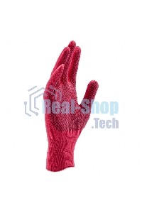 Перчатки из синтетической нити, ПВХ точка, 13 класс, 