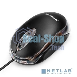 Мышь проводная Гарнизон GM-100 черный, 1000 dpi, USB, кнопки - 3