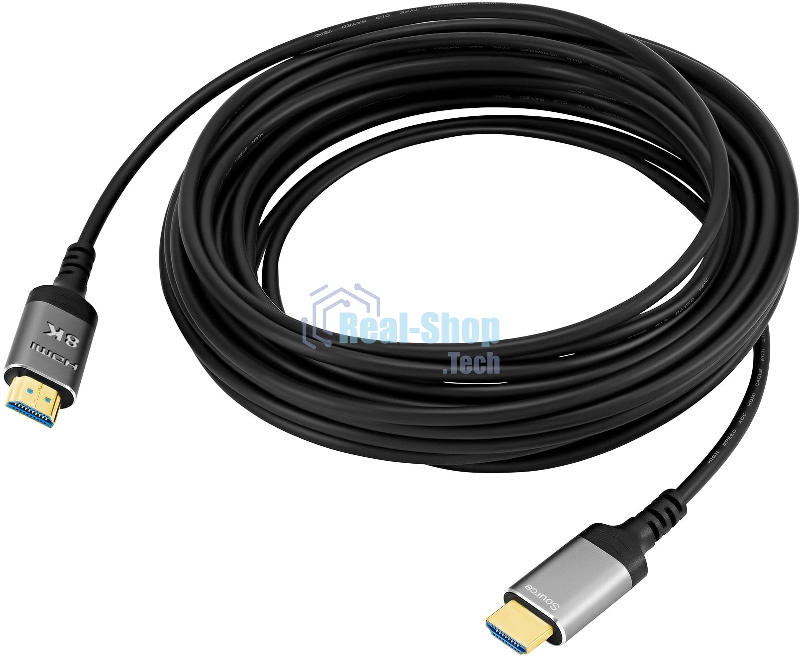 Кабель аудио-видео Digma HDMI (m)/HDMI (m) 10м. позолоч.конт. черный (HDMI-AOC2.1-10)
