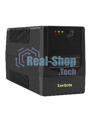 Источник бесперебойного питания ExeGate Power NB-400.LED.AVR.4C13 (400VA/240W, LED, AVR, 4*C13, батарея 12V 4.5Ah, Black)