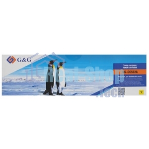 Картридж лазерный G&G GG-CC532A желтый (2800 стр.) для HP CLJ CP2020/CP2025/CM2320 MFP