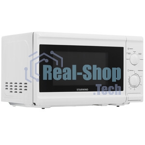 Микроволновая печь Starwind SWM5920 белый, 20 л, 700 Вт, переключатели - поворотный механизм