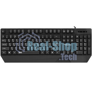 Клавиатура Qumo Twins K68 проводная, USB Type-A, чёрный