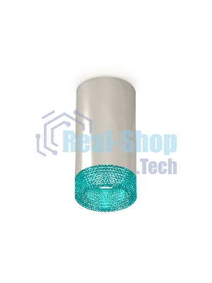 Светильник Ambrella Light XS6325021 PSL/BL серебро полированное/голубой MR16 GU5.3 (C6325, N6153)