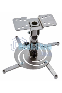 Кронштейн для проектора Cactus CS-VM-PR04-AL серебристый макс.10кг настенный и потолочный поворот и наклон